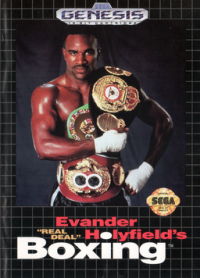 Evander Holyfield's Real Deal Boxing JP Sega Mega Drive JP box art